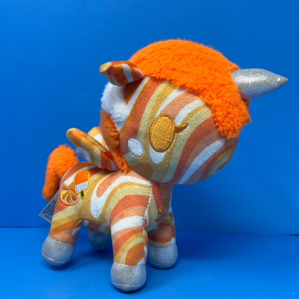tokidoki Unicorno Unicorn Creamie Plush Orange Dreamsicle‎ Swirl Fruit Pegasus